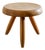 Mid-Century French Wooden Berger Low Stool by Charlotte Perriand, 1960s For Sale