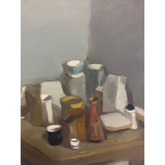 Igor Smekalov, Interior with Figure and Still Life, 2009, Oil Painting For Sale - Image 6 of 8