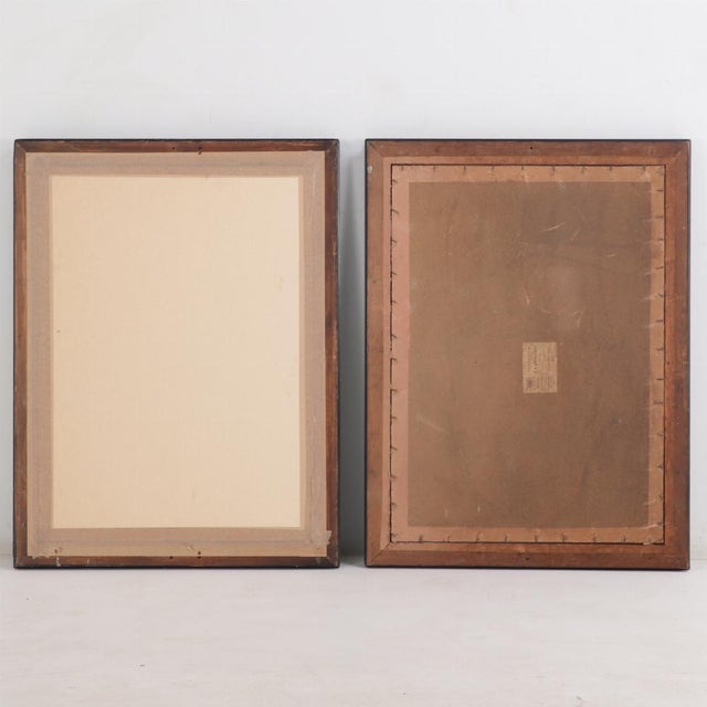 A Magnificent Pair of French Black and Gold Mirrors, 19th C. For Sale - Image 4 of 8