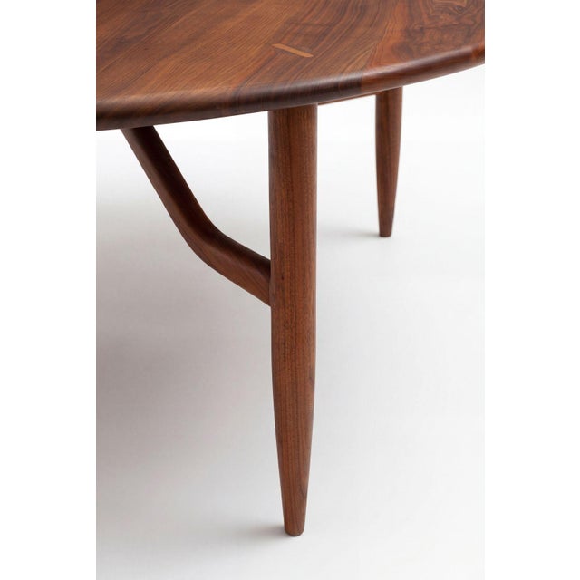 Sam Maloof Dining Table, Solid Walnut, 1959 For Sale - Image 10 of 16