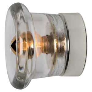 Glass Chrome Wall Sconce attributed to Cosack Leuchten, 1970s