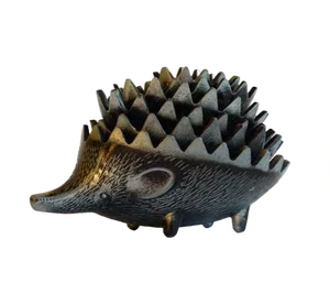 Modernist Hedgehog Ashtrays, 1950s, Set of 5