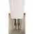 Bryant Single Bath Sconce in Antique Nickel with White Glass Designer: Thomas O'Brien Height: 8" Extension: 5.5"...