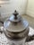Antique Manning, Bowman & Co Painted Heron Enamel & Pewter Coffee Pot, Late 1800s For Sale In Houston - Image 6 of 11