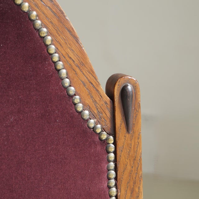 Dutch Art Deco Amsterdam School Dining Chairs, 1920s, Set of 4 For Sale - Image 15 of 18