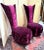 Purple Velvet Chairs from Bretz, Set of 2 For Sale - Image 3 of 8