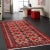 1940s Balouch Wool Area Rug, 3'11" X 5' 4", Red For Sale - Image 4 of 5