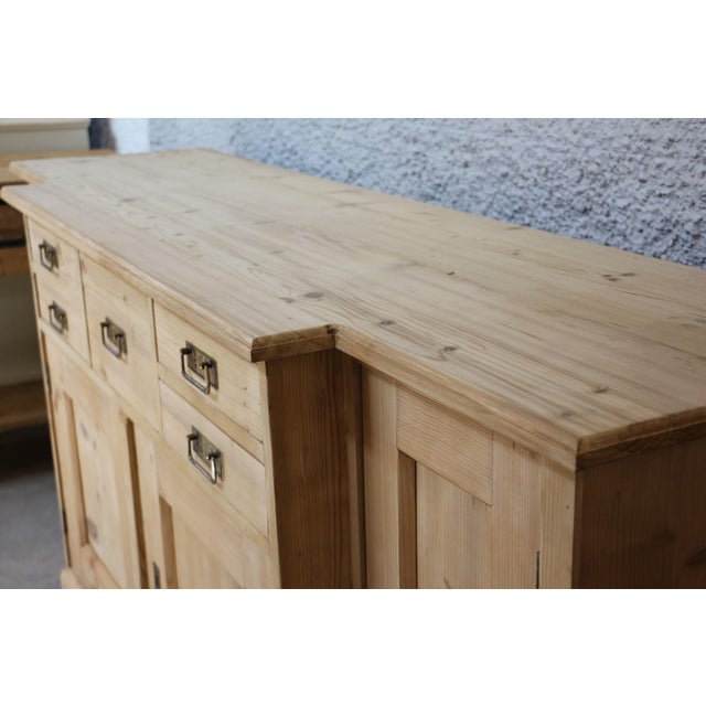 Rustic Wooden Sideboard For Sale - Image 10 of 12