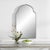 2020s Moroccan inspired Silver Vanity arched mirror For Sale - Image 5 of 7