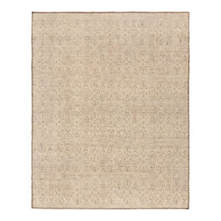 Rug & Kilim’s Moroccan Style Rug in Beige-Brown with Geometric Patterns - 5x7 For Sale