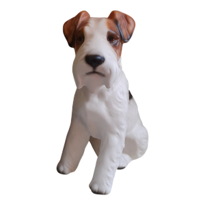 Fox Terrier Porcelain Dog Figurine XXL Japan