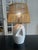1970s Vintage Openwork Ceramic Table Lamp, 1970s For Sale - Image 5 of 10