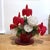 Red Vintage 1960's Era Red and White Lucite Plastic Floral Lamp. For Sale - Image 8 of 10