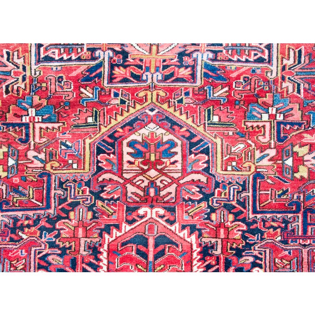 Mid 20th Century Persian Heriz Rug For Sale - Image 10 of 16