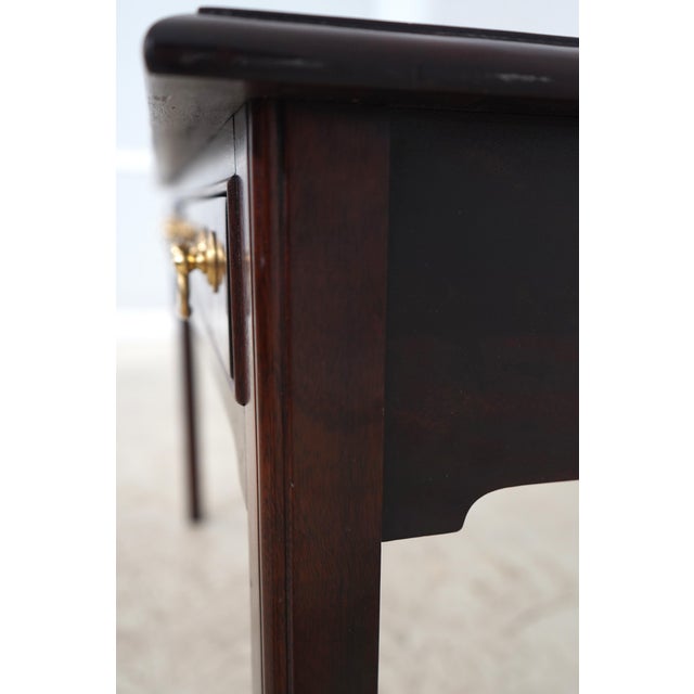 Stickley Mahogany 2 Drawer Console Table For Sale - Image 13 of 18