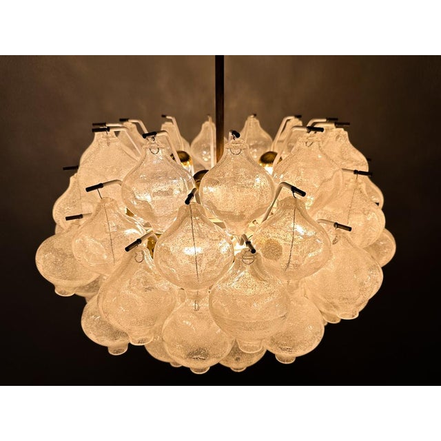 Ivory Vintage Chandelier from J.T. Kalmar, 1970s For Sale - Image 8 of 18