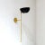 Metal Italian Adjustable Wall Light in Brass For Sale - Image 7 of 9