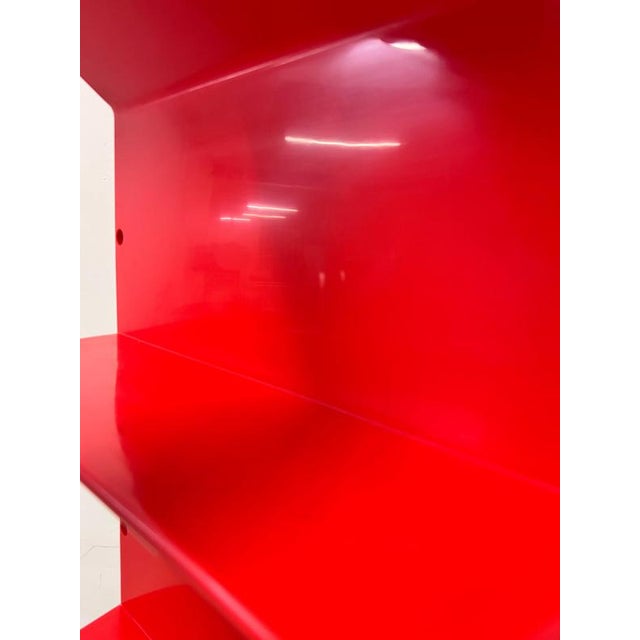Red Kämpe Wall Shelf by Niels Gammelgaard for Ikea For Sale - Image 10 of 11