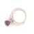 2010s Diamond Tourmaline Rubellite Ring 3 Platinum 3.72 TCW Certified For Sale - Image 5 of 17