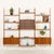 Poul Cadovius Vintage Scandinavian Teak Wall Unit by Poul Cadovius, 1960s For Sale - Image 4 of 17