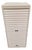 White Iron Storage Cabinet with Shutter, 1950s For Sale