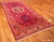 An Exciting Artistic and Funky Vintage Purple Pomegranate Design Silk Khotan Rug, Country of Origin / Rug Type: East...