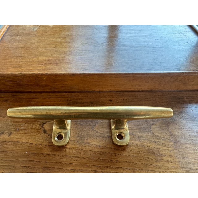 Vintage, Brass Nautical Hook For Sale - Image 10 of 12