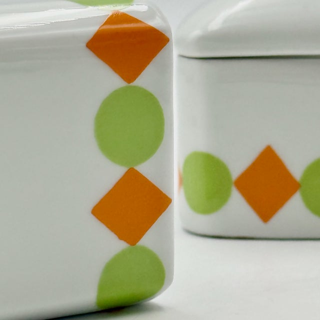 This refined limoges porcelain toiletry set was produced in france between the late 1920s and early 1930s, embodying the...