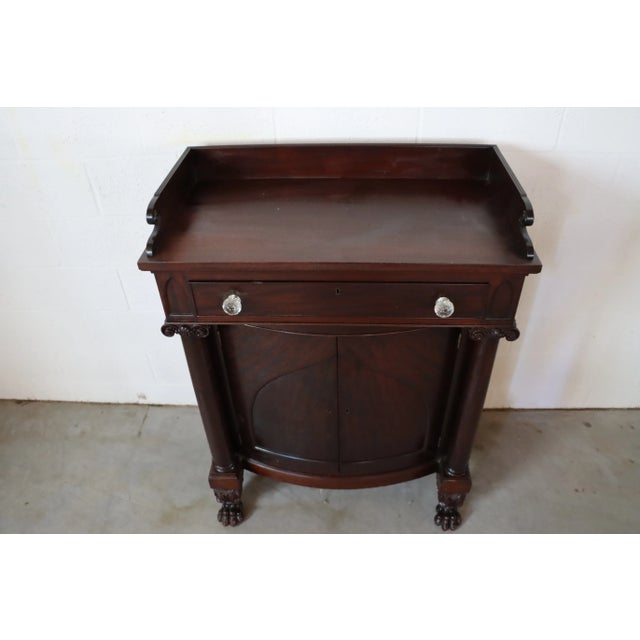 Traditional Potthast Mahogany Claw & Ball Server For Sale - Image 3 of 12