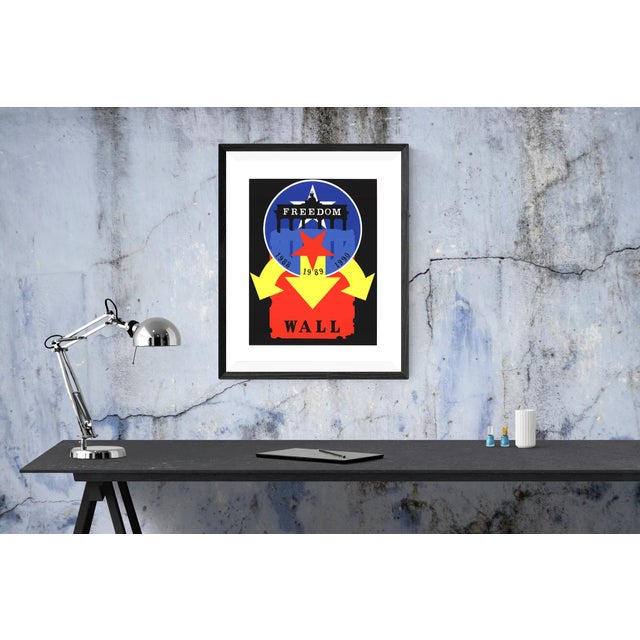 Robert indiana- the wall: limited edition serigraph published by marco fine arts contemporary atelier and released as part...