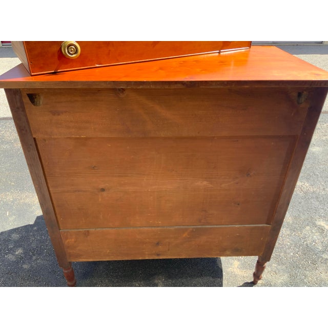 Early 19th Century Sheraton Cherry Chest For Sale - Image 11 of 16