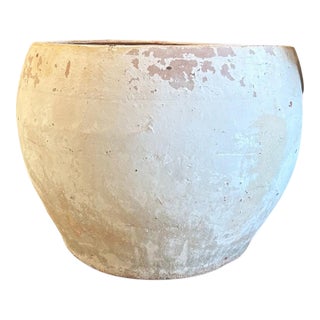 Early 20th Century Large Clay Planter For Sale