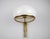 Italian Brass Wall Lamp with Opaline Acrylic Glass Dome attributed to Arteluce, 1970s For Sale - Image 12 of 18