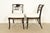 Baker Furniture Historic Charleston Regency Ebonized and Gold Gilt Dining Chairs, Set of Four For Sale - Image 12 of 16