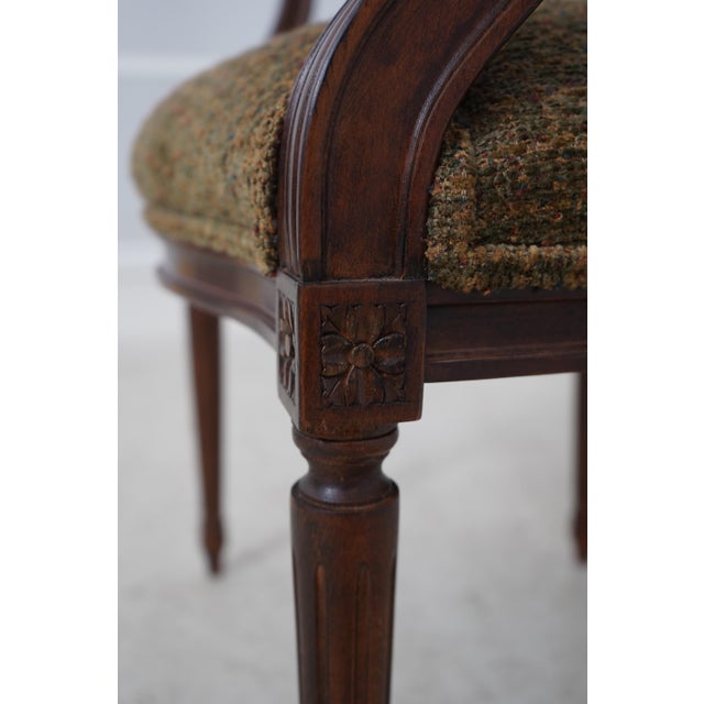 Pair of Century Louis XVI Arm Chairs For Sale - Image 15 of 18
