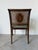 Vintage Hollywood Regency Faux Grain Painted Armchair With Cane Back & Upholstered Seat For Sale - Image 4 of 12