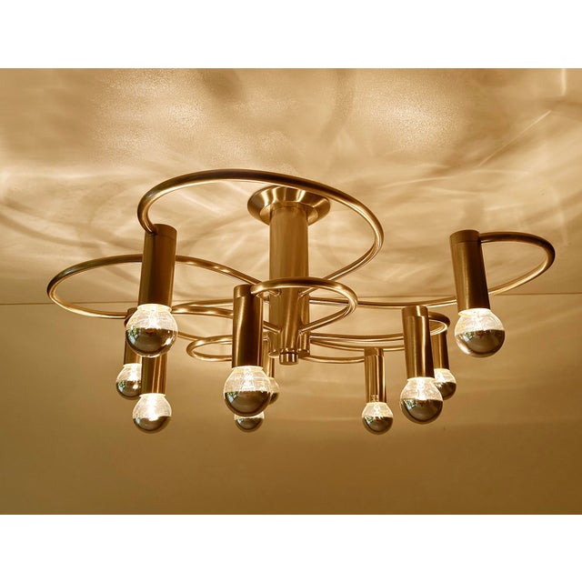 Silver Large Vintage Helix Ceiling Light from Cosack For Sale - Image 8 of 15