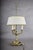 Antique Brass Bouillotte Lamp, Three-Arm Candelabra Form — French, 19th Century For Sale - Image 12 of 13