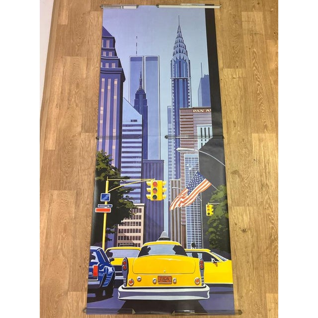 1960s. Original poster, no reproduction. Never used, perfect condition. Marked by Printer and designer. This piece is...