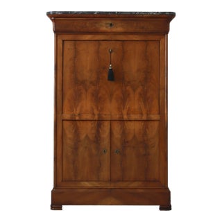 19th Century French Louis Philippe Secretary Desk, Secretaire À Abattant For Sale
