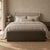 Modern Heavyweight Berg Ottoman Bench in Gabby Stripe For Sale - Image 9 of 10