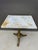Antique French Bistro Table with Marble Top and Cast Iron Pedestal Base, 1900s For Sale - Image 3 of 12