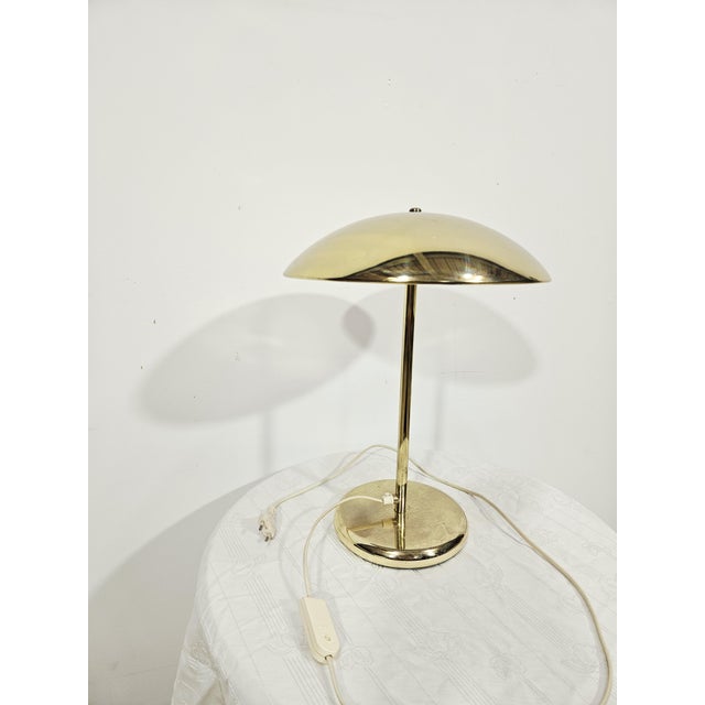Gold Space Age Barad Table Lamp from Ikea, 1980s For Sale - Image 8 of 15