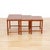 Red 1960s Danish Modern Teak & Tile Top Nesting Tables For Sale - Image 8 of 9