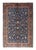 Hand-Knotted Sarogh Rug in Floral Pattern on Deep Blue Background For Sale - Image 12 of 12