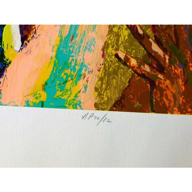 Leroy Neiman LeROY Neiman Shaq Serigraph Signed Fine Art Serigraph Basketball For Sale - Image 4 of 6