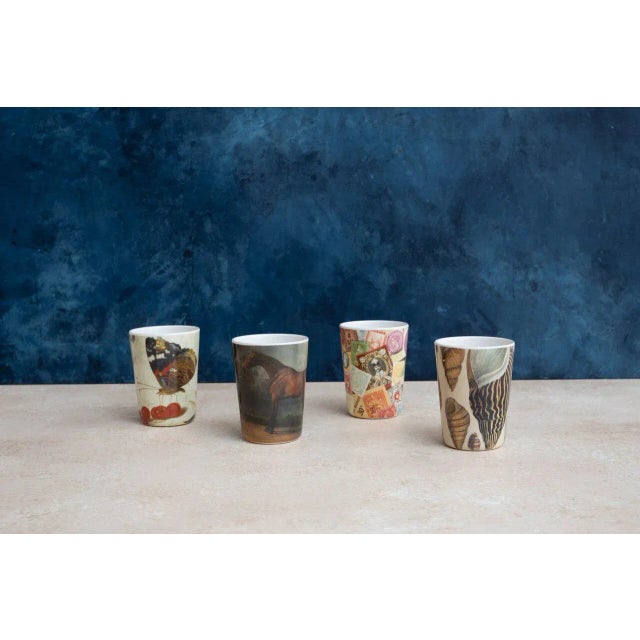 Conch Tumblers Set of 4 Made from heavyweight melamine Set of four tumblers of the same design. BPA Free Dishwasher Safe...