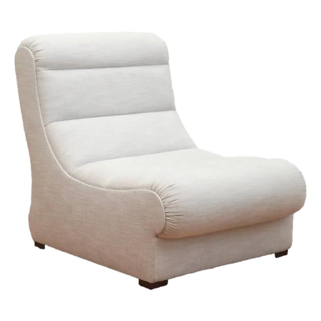 Camille Slipper Chair White For Sale