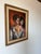 Original 1960s oil on canvas painting signed S. Hilgle, depicting an intimate figurative portrait of a young girl and boy...