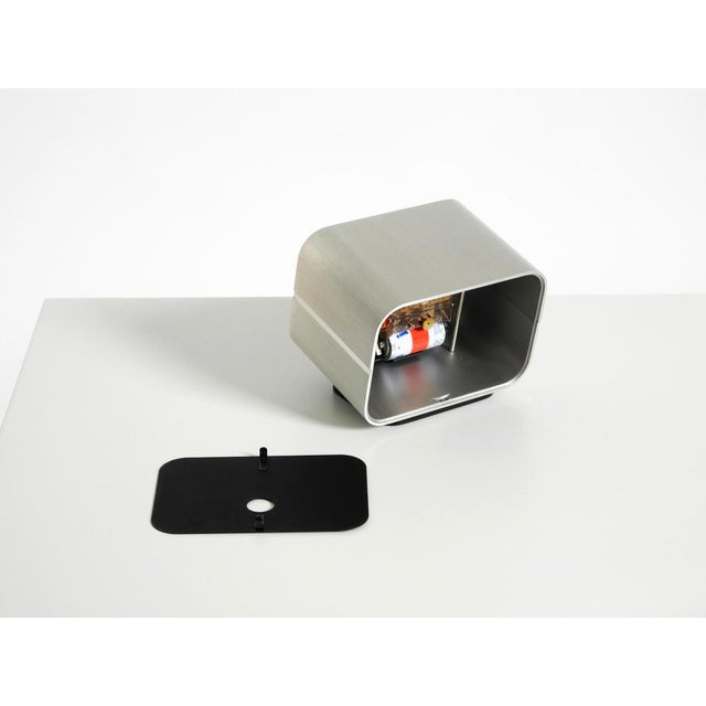 Table Clock with Aluminum Housing from SABA, 1975 For Sale - Image 17 of 18